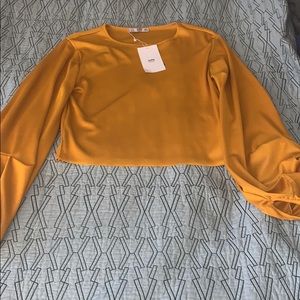 Yellow Zara Top